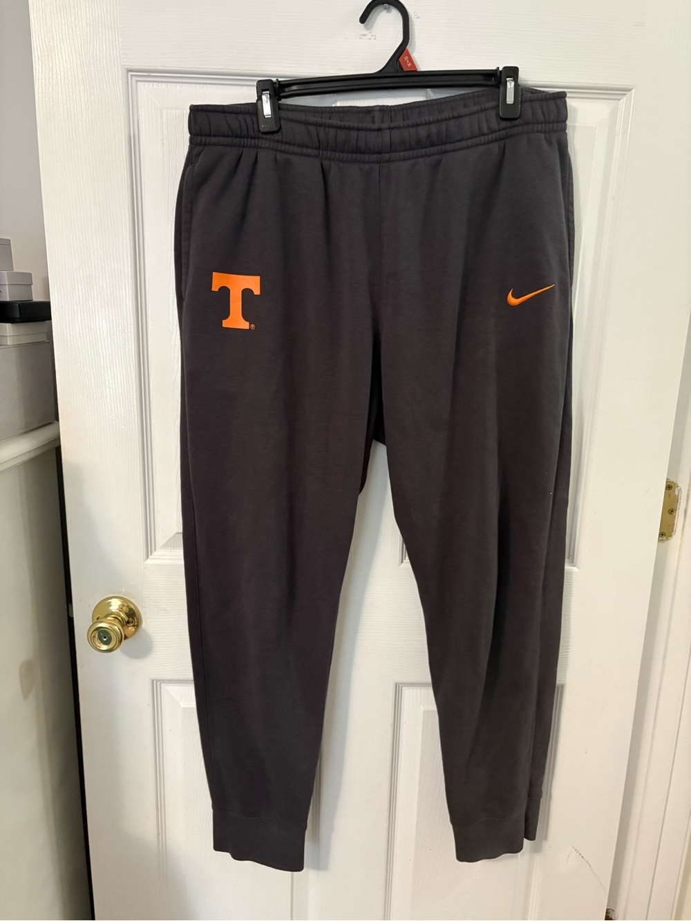 Nike Men's Charcoal Gray Joggers with University of Tennessee logo